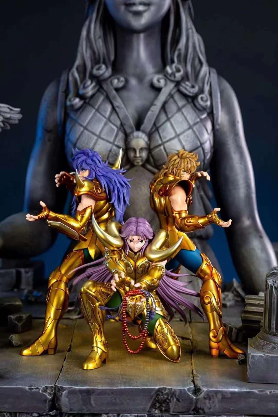 Saint Seiya Zodiakos Studio Athena Exclamation Licensed Resin Statue