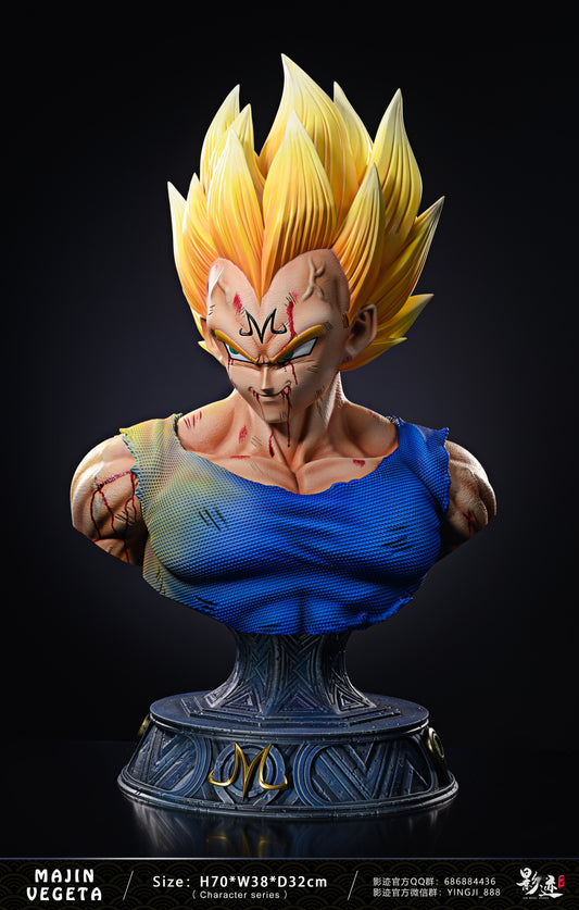 Dragon Ball Dim Model Studio Majin Vegeta Bust Resin Statue - Preorder