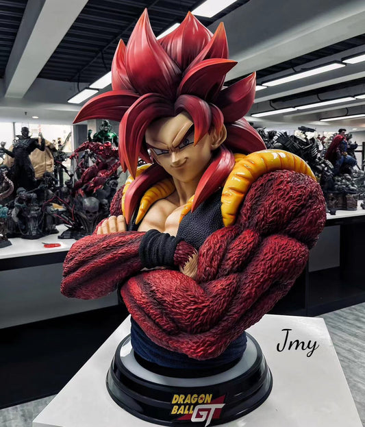 Dragon Ball ArmyAnt Studio Gogeta SSJ4 Life Size Bust Resin Statue [CHINA STOCK]