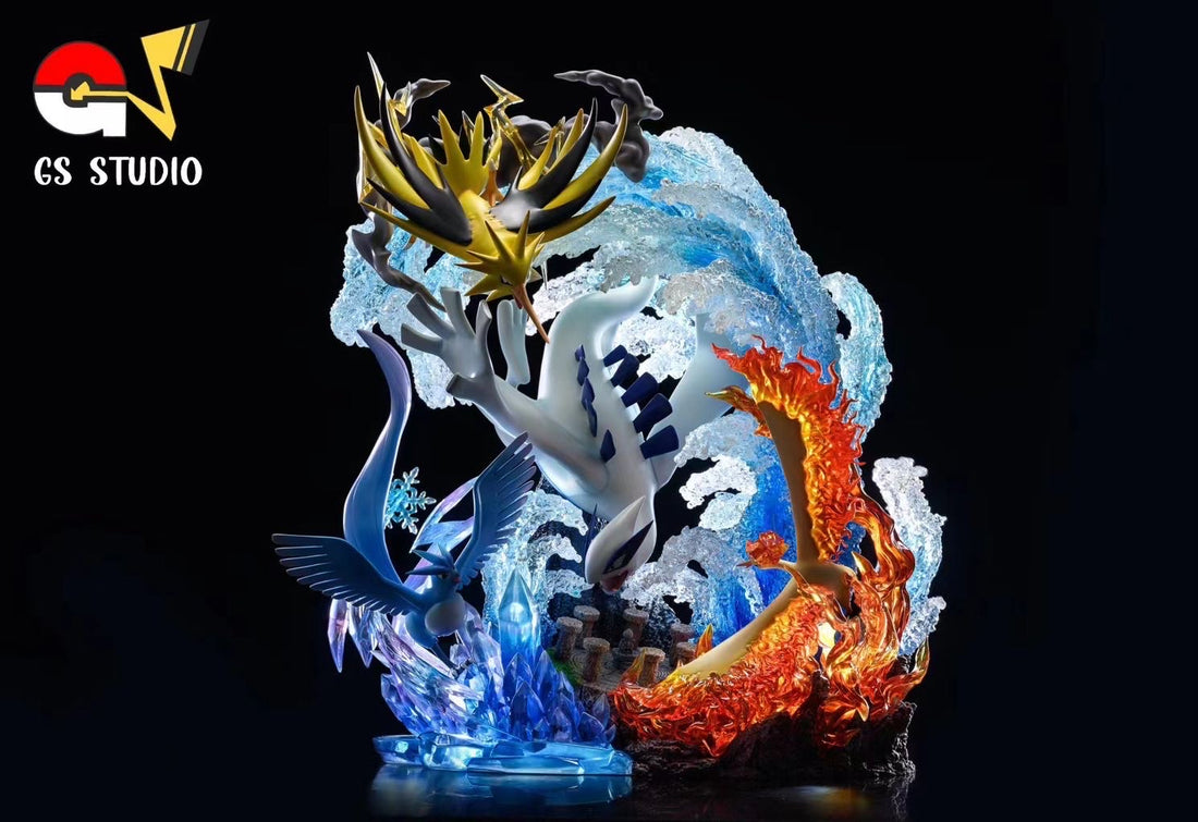 Pokemon GS Studio Explosive Birth Lugia Resin Statue