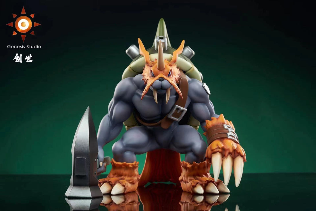 Digimon Genesis Studio Zudomon Resin Statue