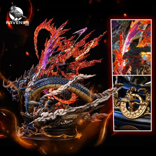 One Piece Raven Studio Zoro Vs Kaido Resin Statue - Preorder