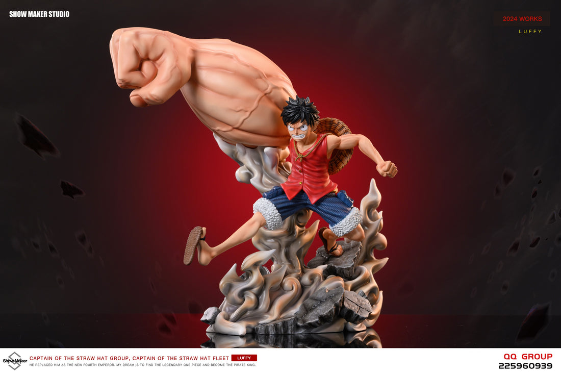 One Piece ShowMaker Studio Third Gear Big Fist Monkey D Luffy Resin Statue