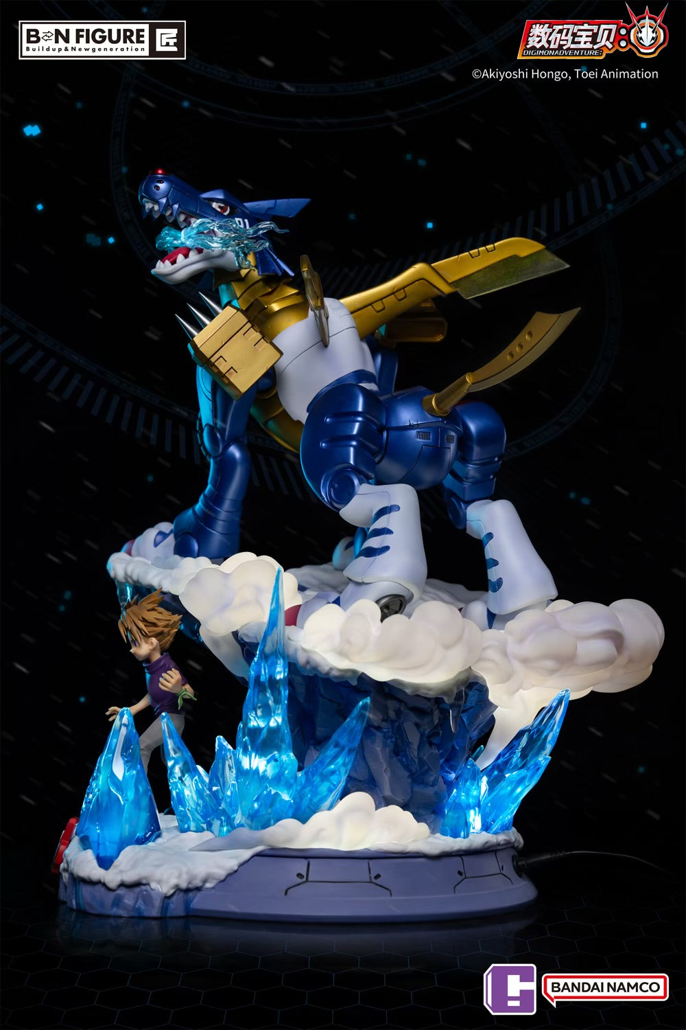 Digimon BANDAI NAMCO Yamato Matt Ishida x Metal Garurumon Licensed Resin Statue