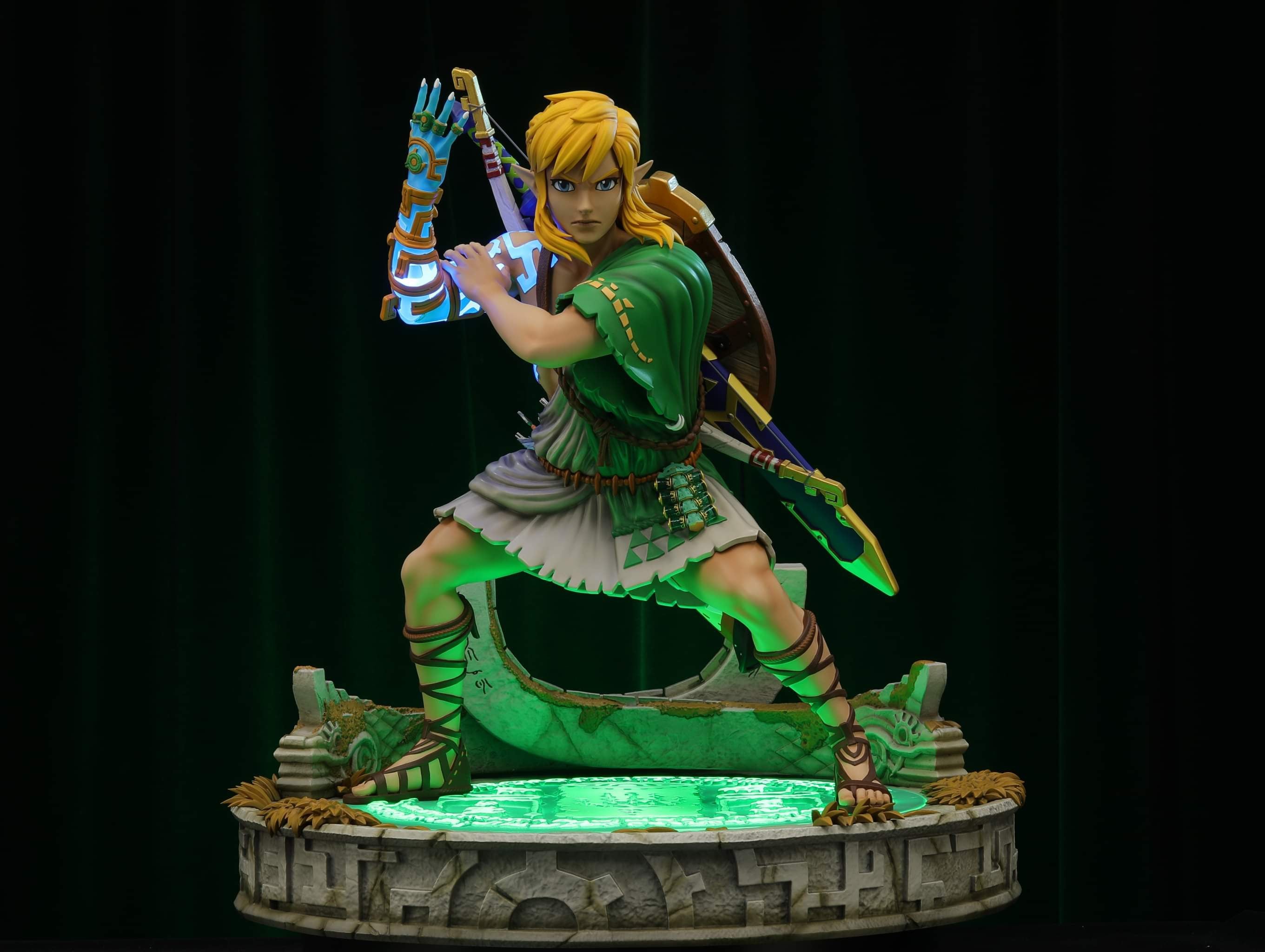 The Legend of Zelda Kintsukuroi Creations Link Totk Resin Statue - Pre