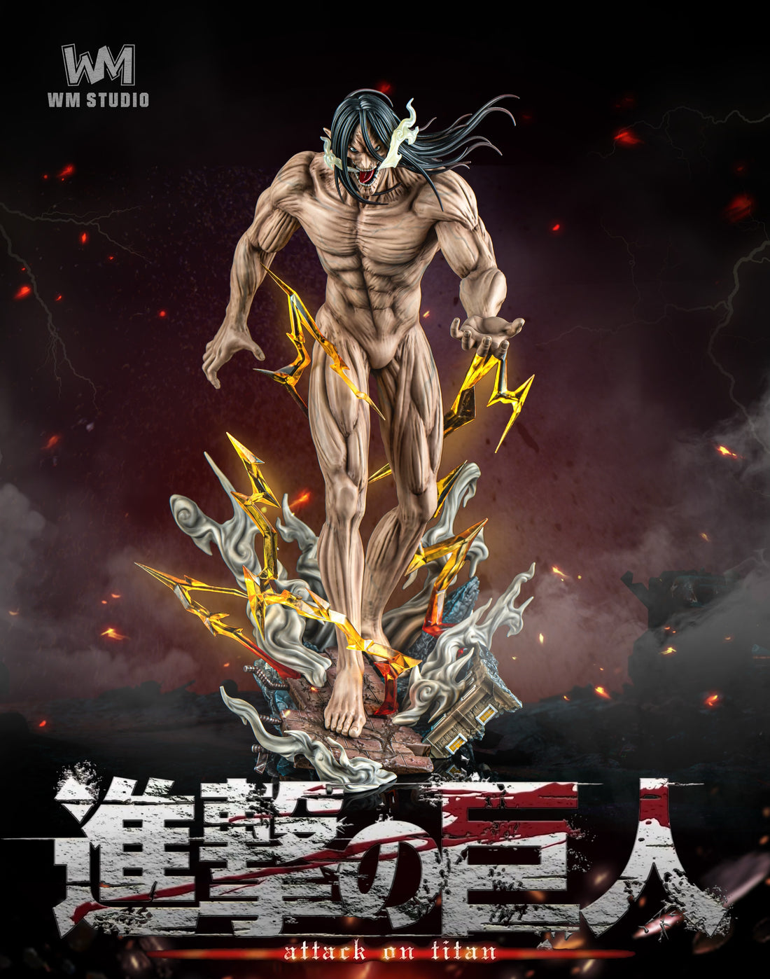 Attack On Titan WM Studio Eren Resin Statue