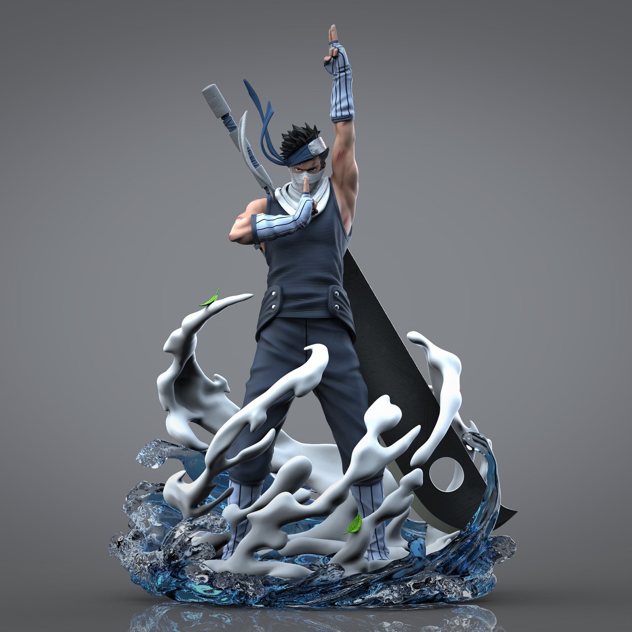 Naruto Bao Feng Studio Momochi Zabuza Resin Statue [PRE-ORDER]