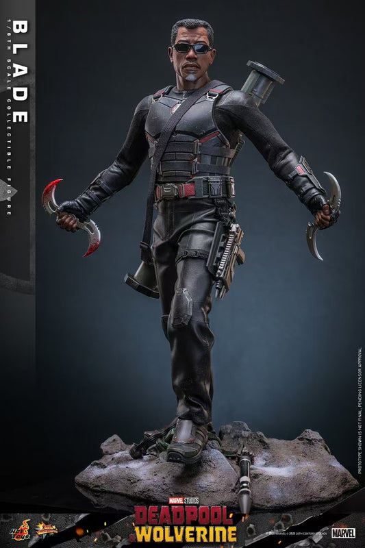 Marvel Hot Toys Blade Deadpool x Wolverine Movie Masterpiece Blade Licensed PVC Figure [PRE-ORDER]