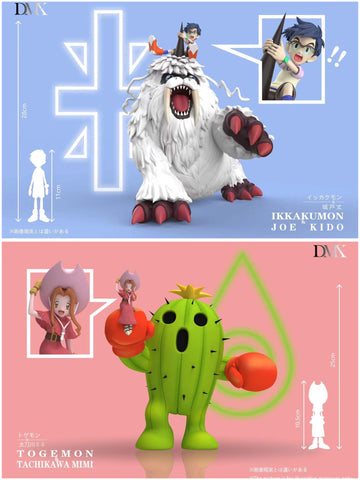 Digimon DMX Studio Ikkakumon Joe Kido x Togemon Mimi Tachikawa Resin Statue [PRE-ORDER]