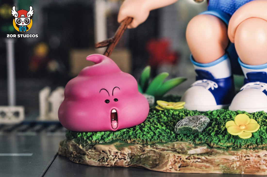 Dr Slump ZOR Studio Arale Poke The Poop Resin Statue