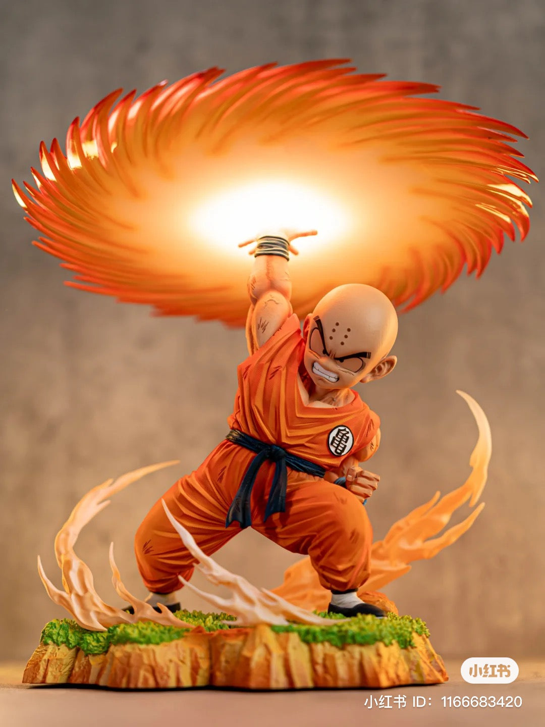 Dragon Ball Clouds Studio Krillin Kienzan Resin Statue