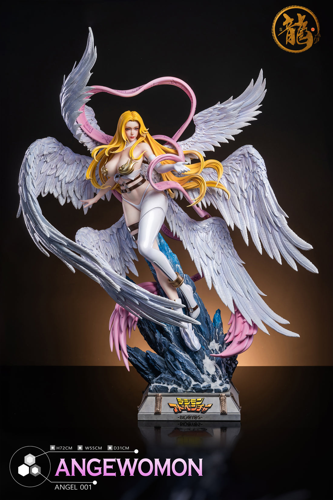 Digimon Dragon Studio Angewomon Resin Statue