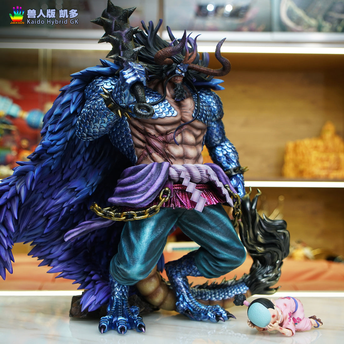 One Piece JacksDo Studio Hybrid Kaido Resin Statue