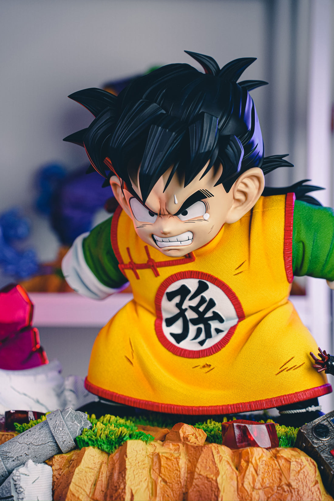 Dragon Ball Clouds Studio Angry Kid Gohan Resin Statue