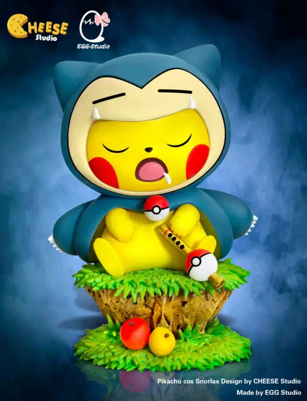 Pokemon EGG Studio Pikachu Cos Snorlax Resin Statue [PRE-ORDER]