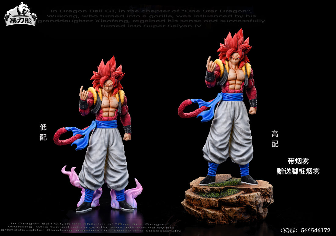 Dragon Ball Violent Bear Studio SSJ4 Gogeta Resin Statue