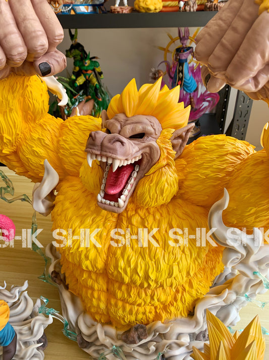 Dragon Ball SHK Studio Goku SSJ4 Great Ape Resin Statue - China Stock