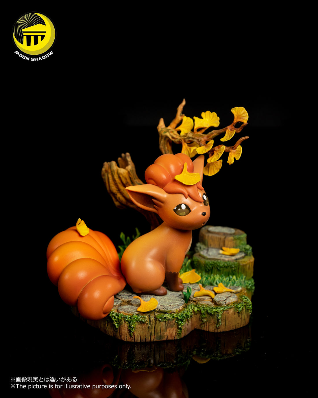 Pokémon Moon Shadow Studio Vulpix Resin Statue