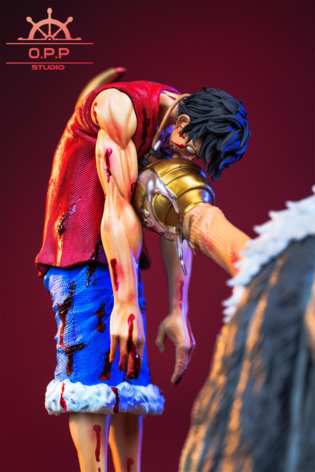 One Piece OPP Studio Luffy VS Crocodile Resin Statue