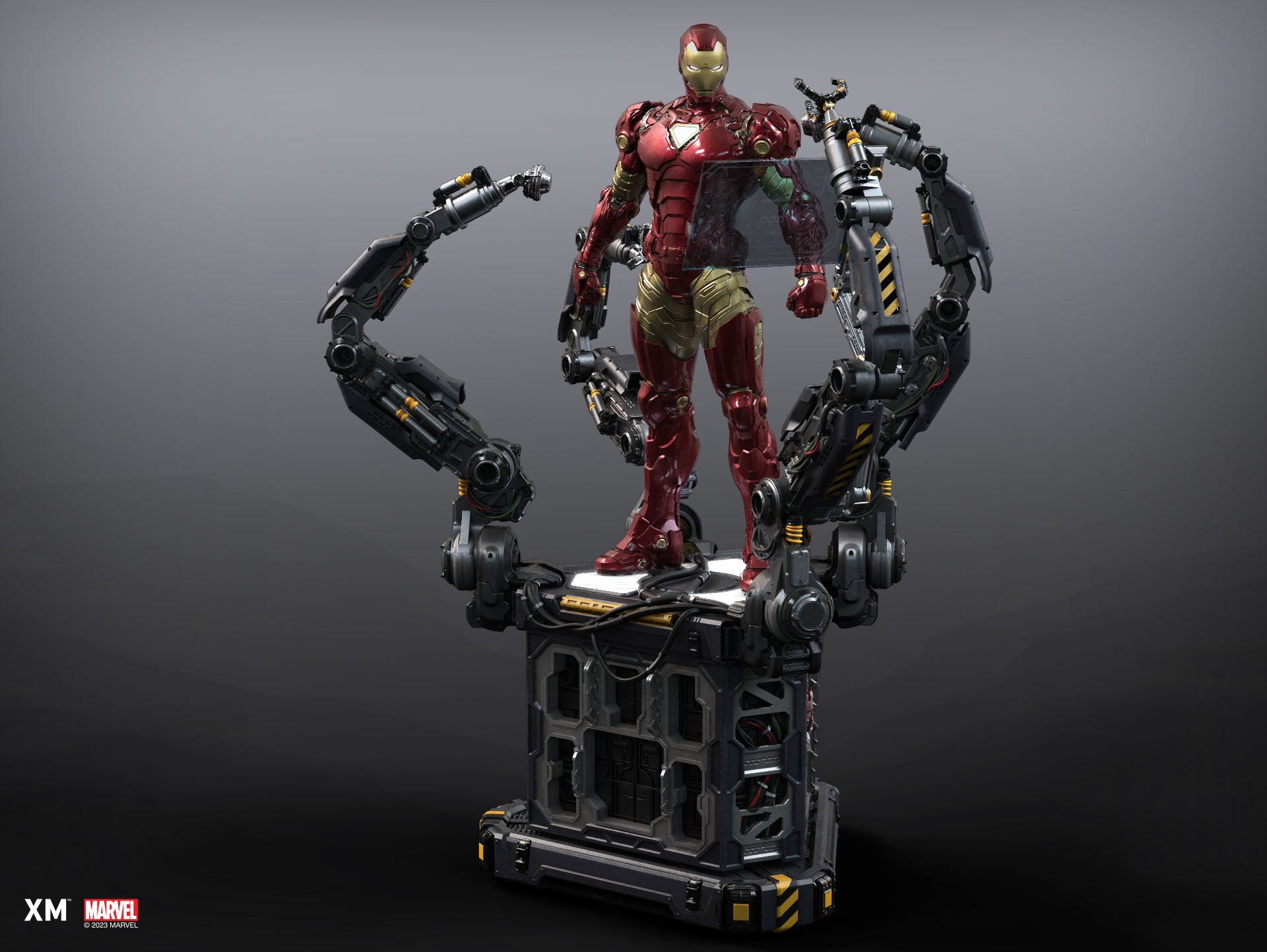 Iron man suit up gantry online