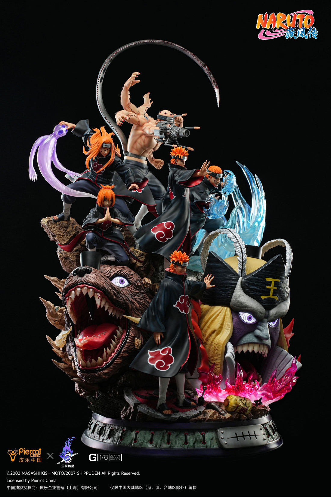 Naruto Pickstar Studio Six Paths of Pain Licensed Resin Statue - Preorder