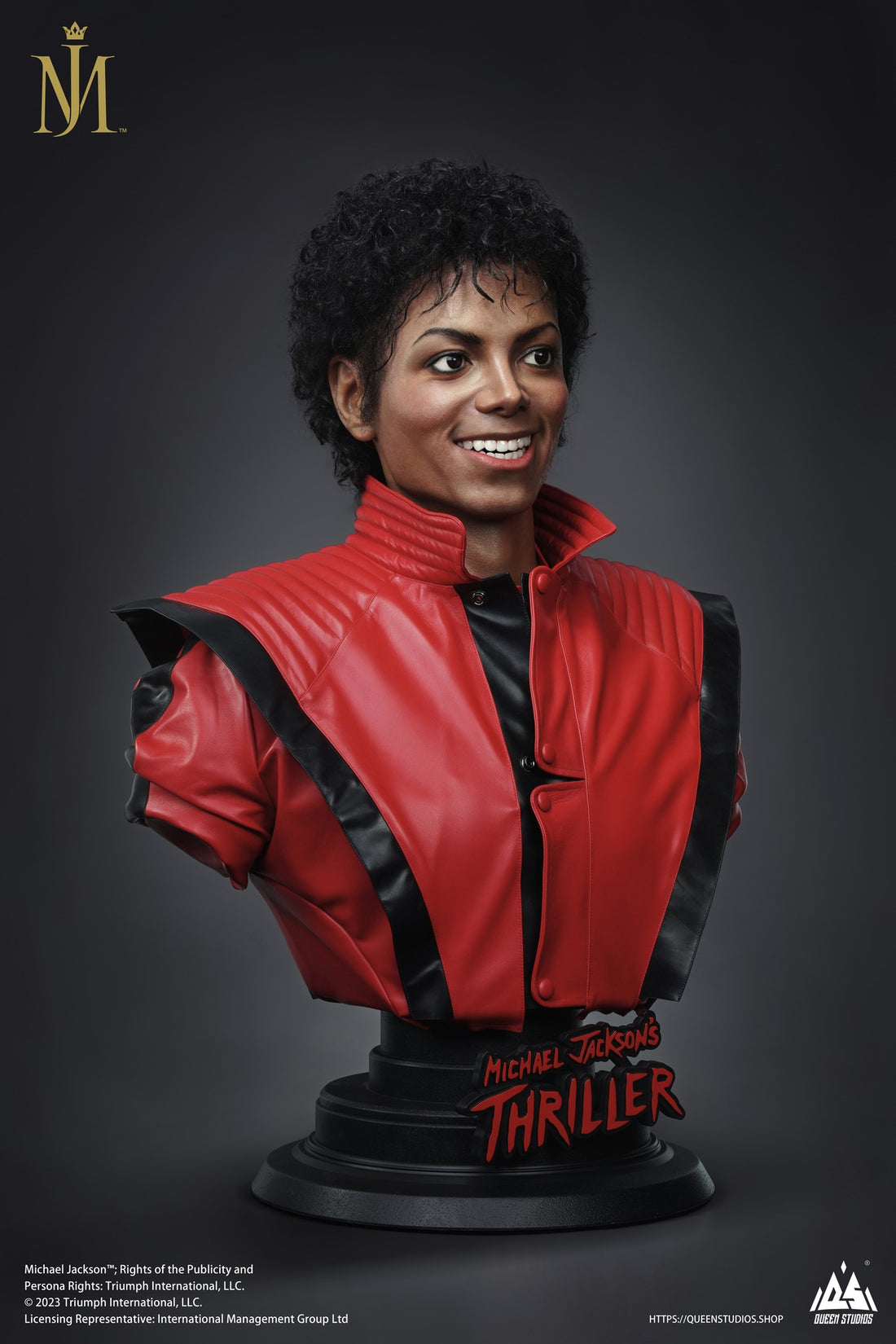 Michael Jackson Queen Studios Life Size Bust Licensed Resin Statue