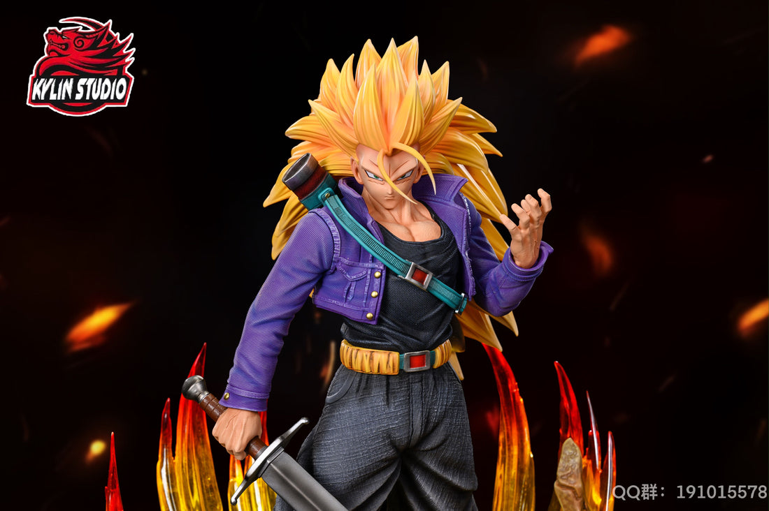 Dragon Ball Kylin Studio Trunks SSJ3 Resin Statue