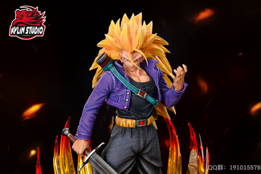 Dragon Ball Kylin Studio Trunks SSJ3 Resin Statue - Preorder
