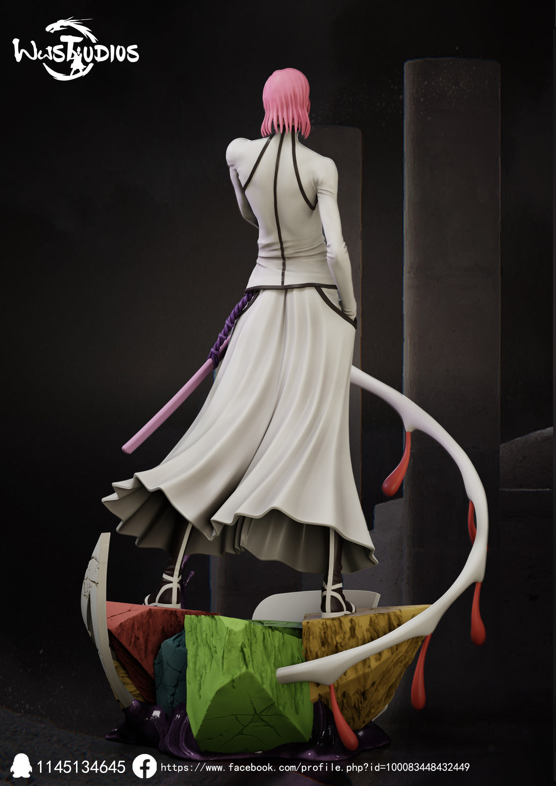 Bleach WW Studio Szayel Aporro Granz Resin Statue