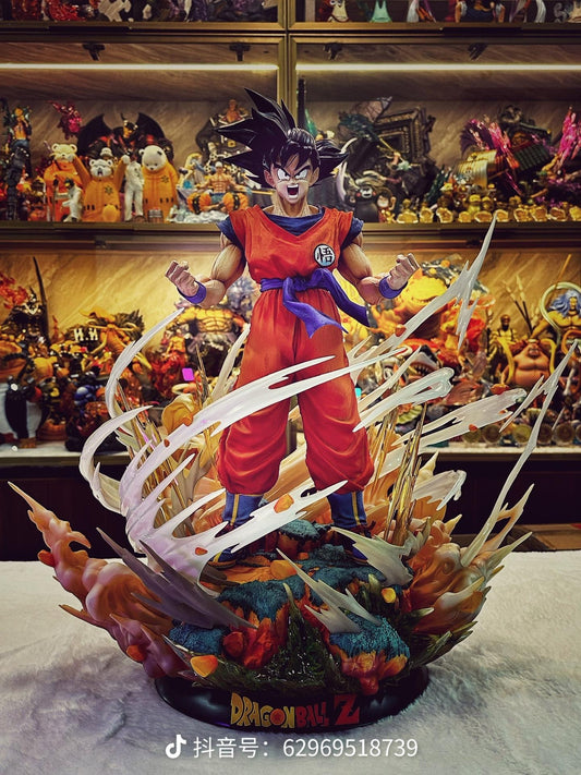 Dragon Ball White Hole Studio Goku & Freeza Resin Statue - China Stock
