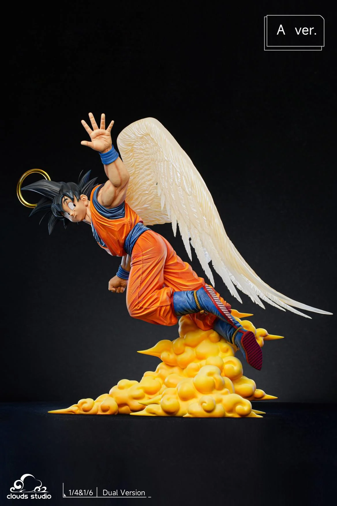 Dragon Ball Clouds Studio Goodbye Goku With Wings Resin Statue