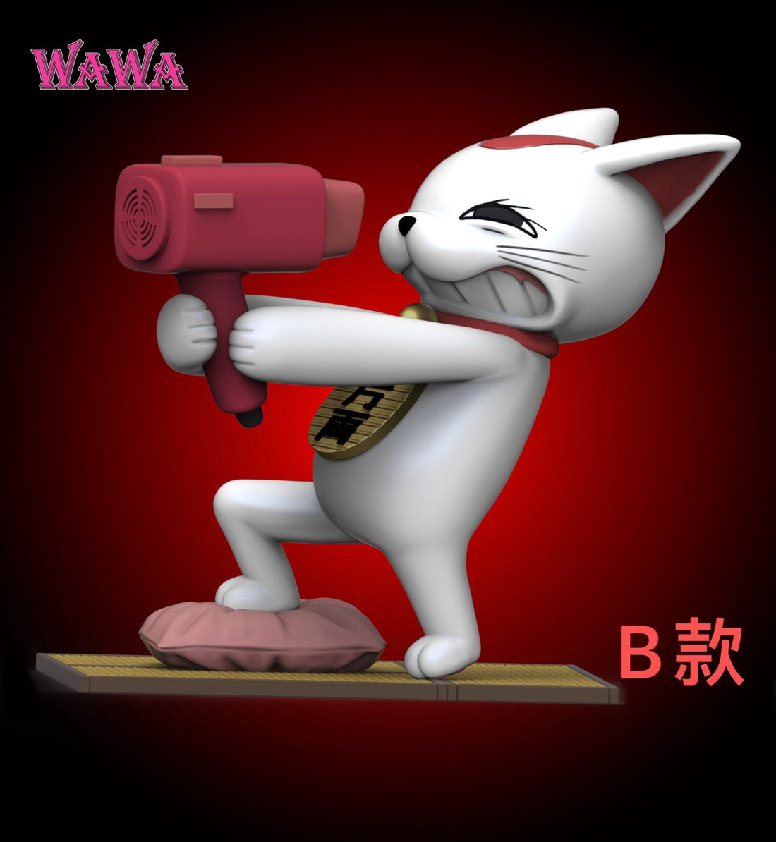 Dandadan WAWA Studio Blow Dryer Turbo Granny Resin Statue [PRE-ORDER]