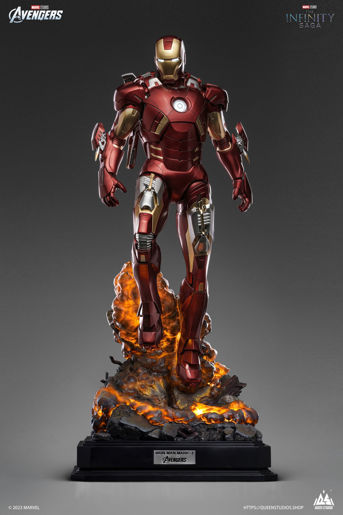 Marvel Queen Studios Iron Man Mark 7 Licensed Resin Statue