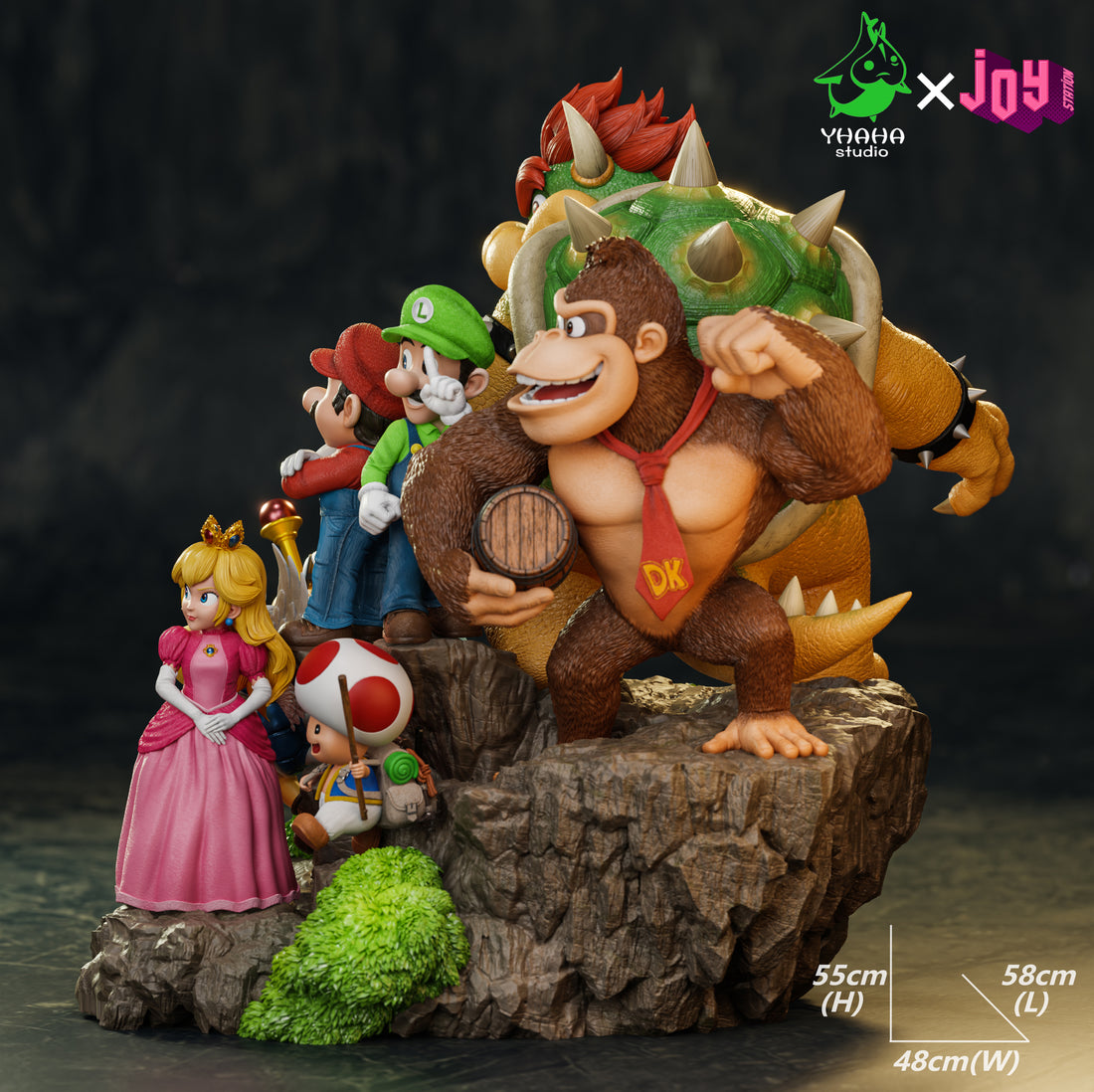 Mario Bros JOY Station Mario Film Resin Statue