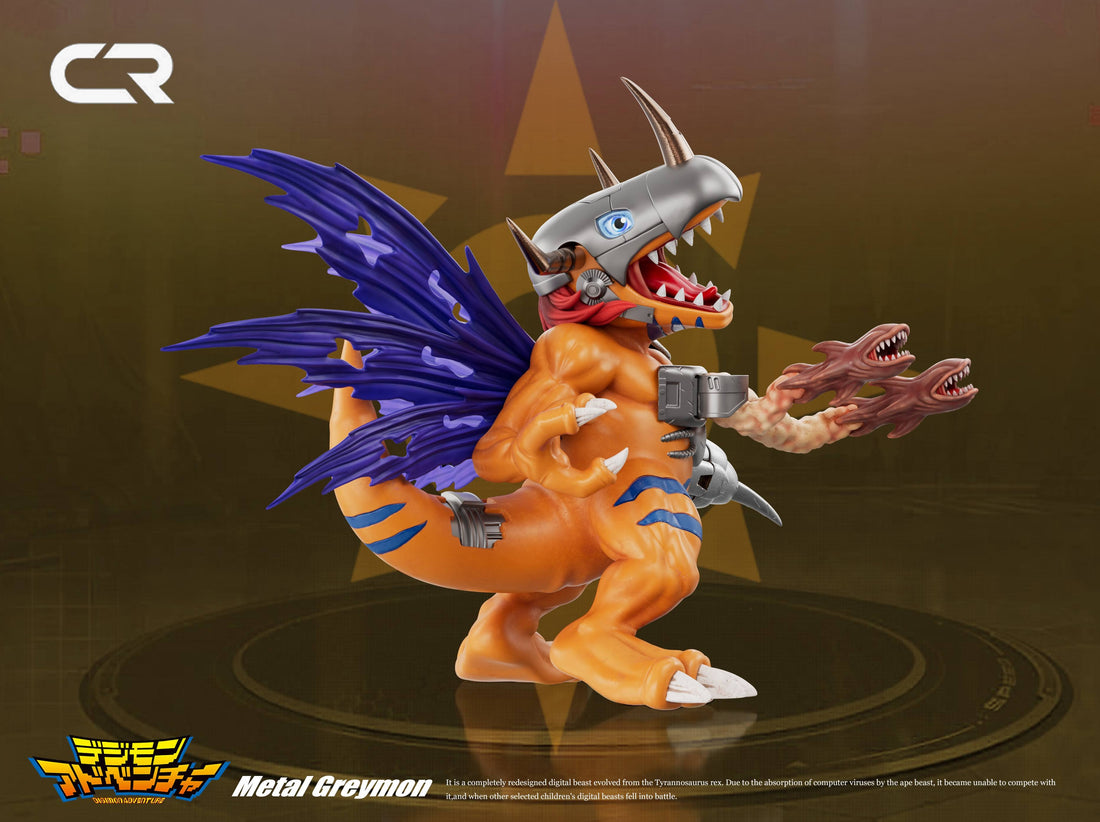 Digimon CR Studio Metal Greymon Resin Statue