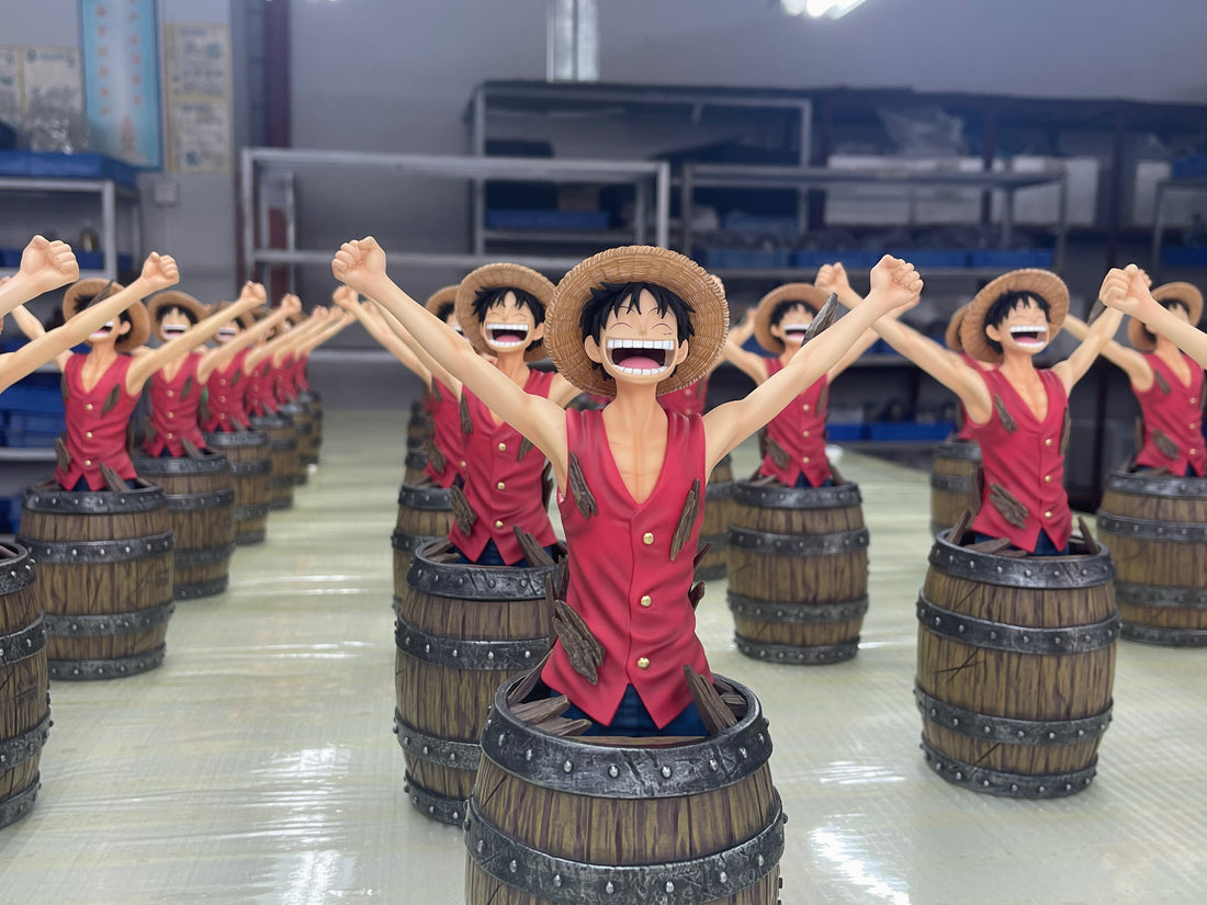 One Piece AA Studio Luffy Barrel Resin Statue